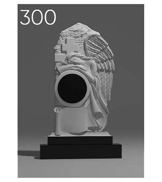 Резной памятник 300