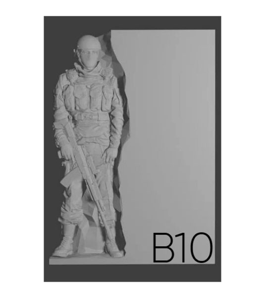 Резной памятник В10