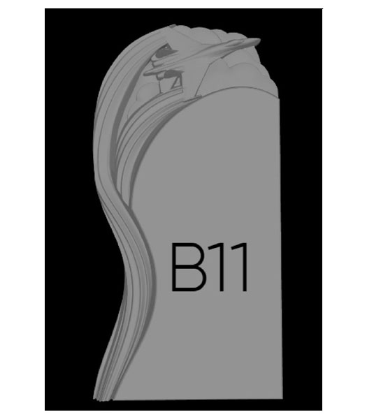 Резной памятник В11
