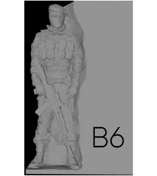 Резной памятник В6
