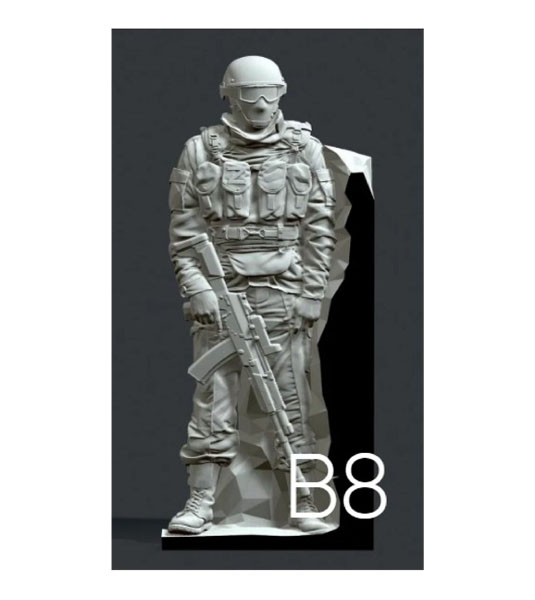 Резной памятник В8